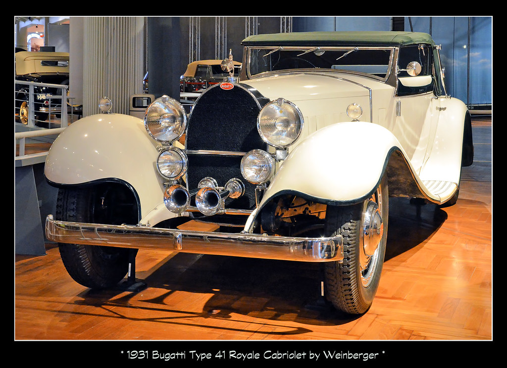 1931 Bugatti Type 41 Royale Cabriolet by Weinberger Flickr