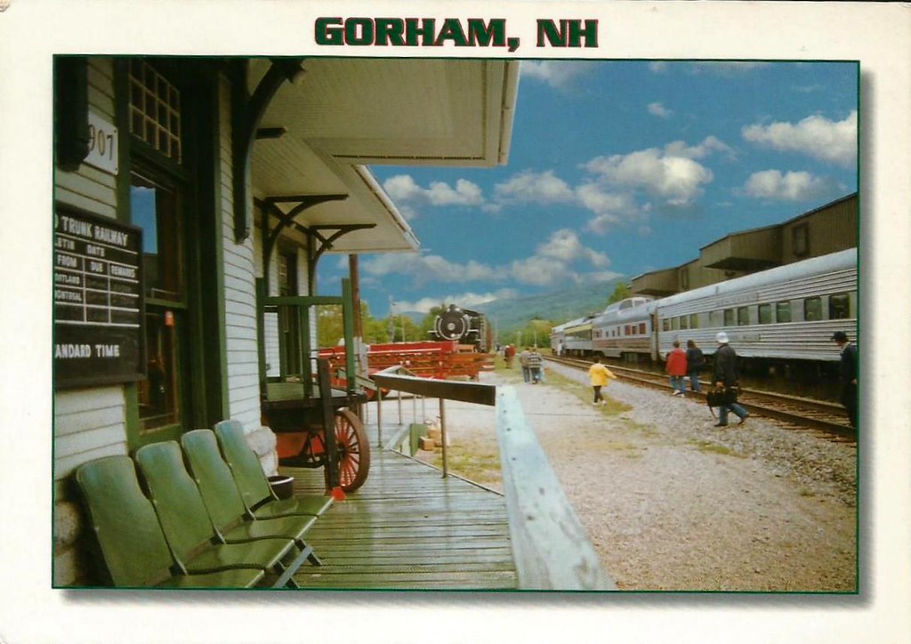 Railroad station and Museum Gorham es un pueblo ubicado en… Flickr