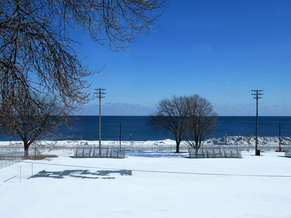 Shades of Blue Lake Michigan was very dark blue when I wen… Flickr