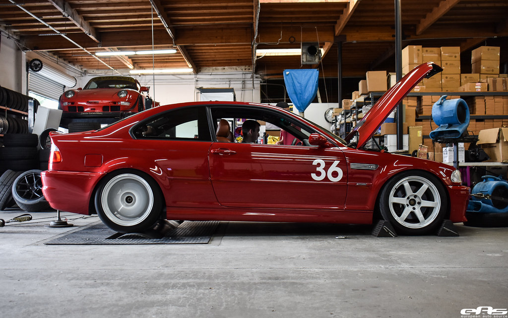 Imola Red E46 M3 Volk Racing TE37 RT european auto source Flickr