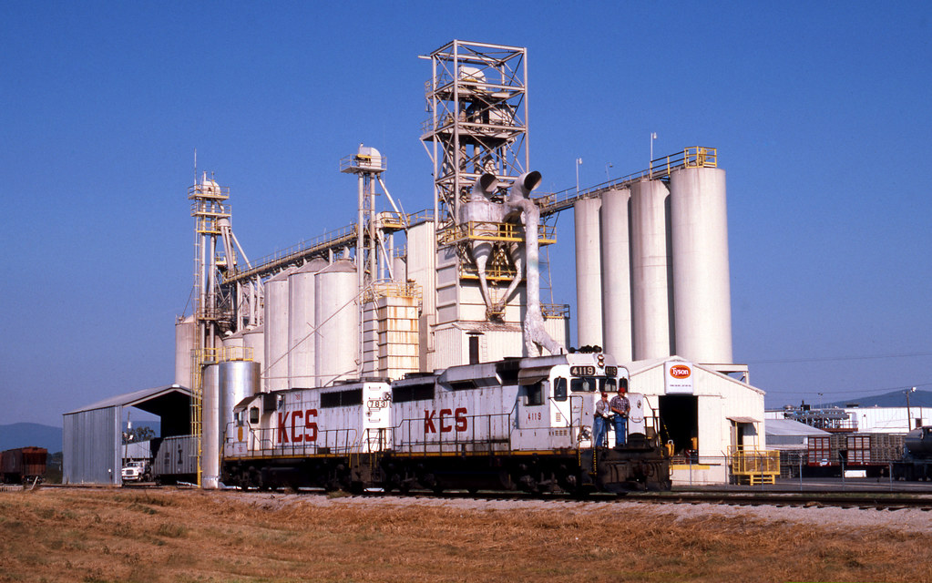 KCS 4119 Ark & Western Job, Waldron, Ark; Oct 1986 Flickr