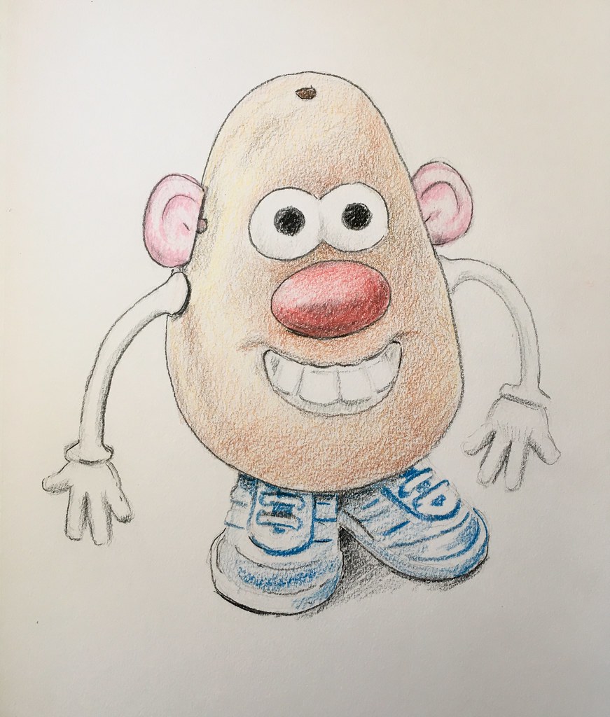 Mr. Potato Head A drawing for the InebriArt 8 March 2019 … Flickr