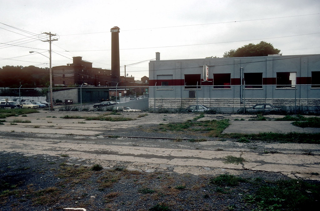 Amsterdam NY Division St carhouse at Henrietta Sep93 1 Flickr