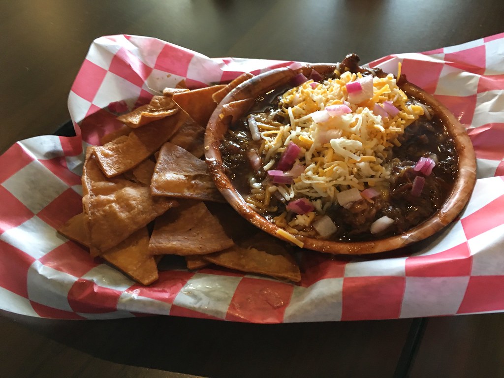 Jersey Shore BBQ East Brunswick Brisket Chili Topped with … Flickr