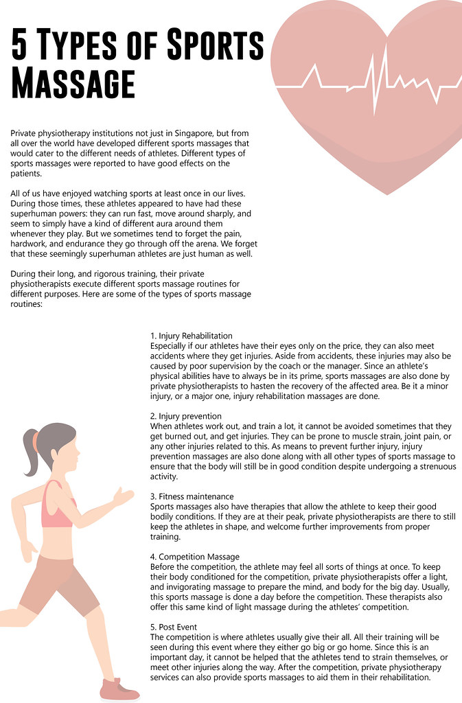 5 Types of Sports Massage These are the types of sports ma… Flickr