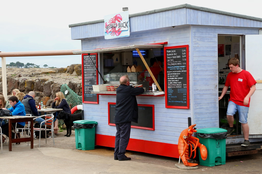 The Lobster Shack. At the North Berwick harbour. ParisRoubaix Flickr