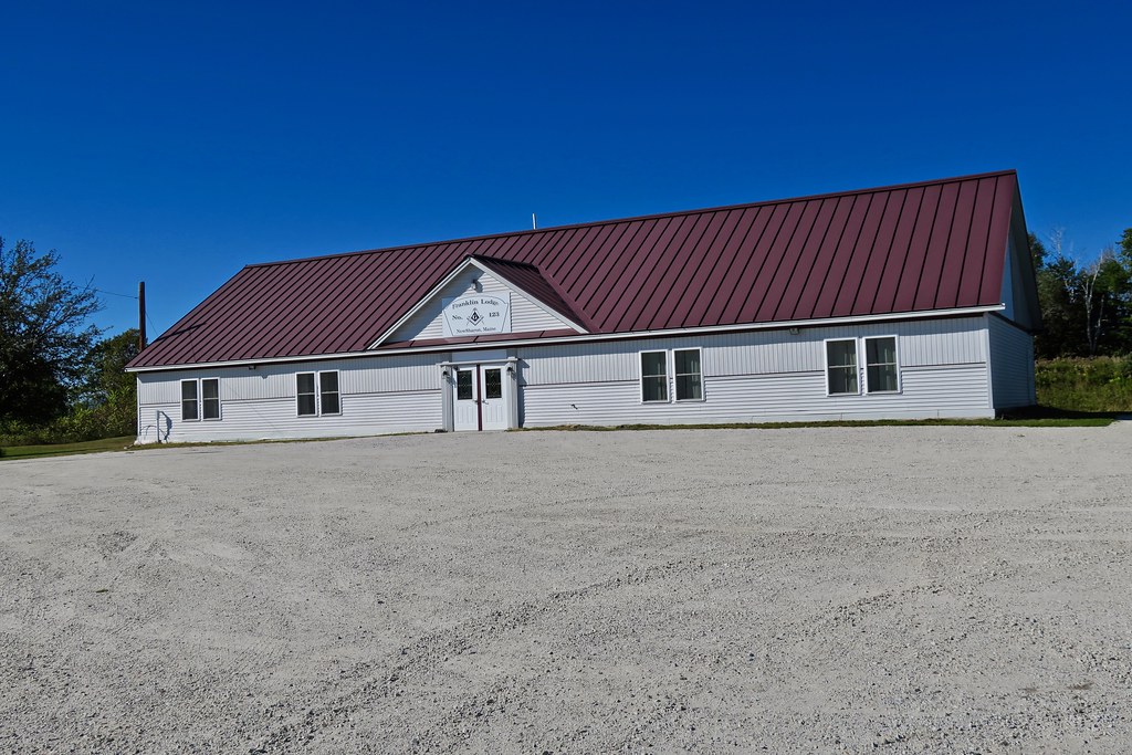 Masonic Lodge, New Sharon, ME Franklin Masonic Lodge 123,… Flickr