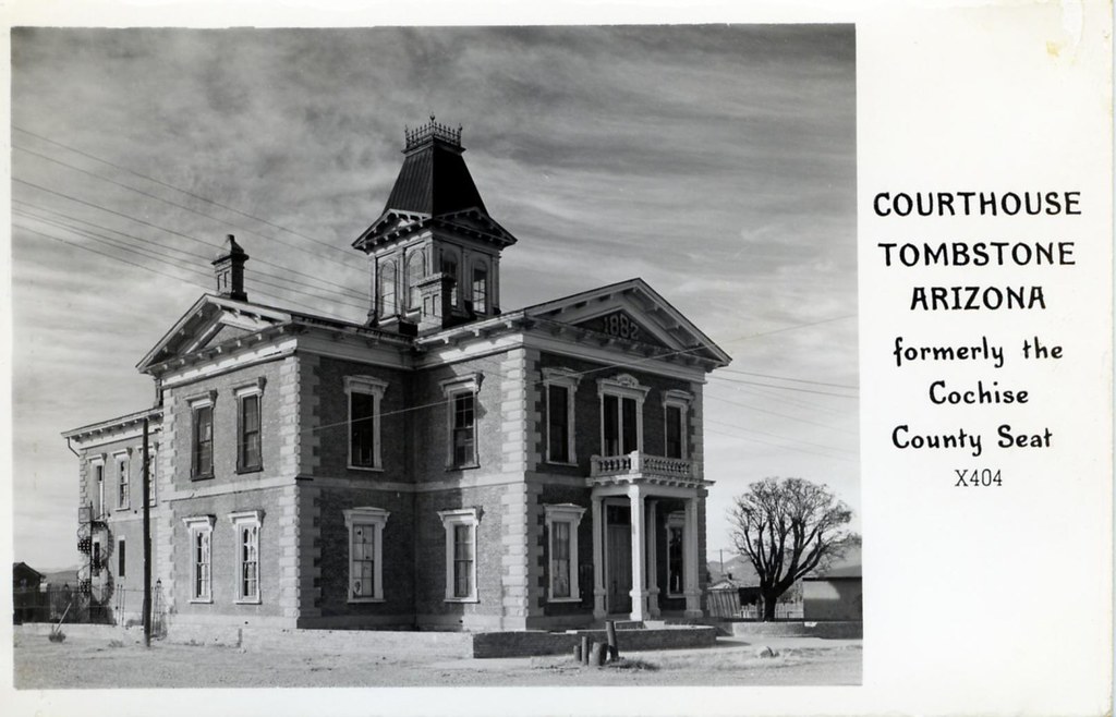 Courthouse Tombstone Arizona AZ William L. Bird Flickr