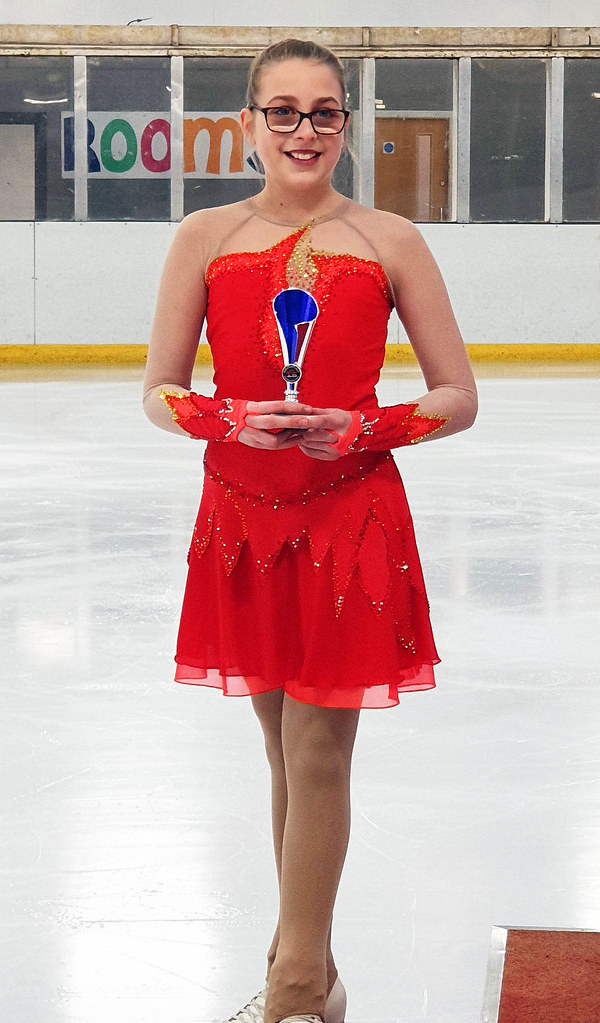 Erin's first ice skating podium position at Bradford Ice A… Flickr