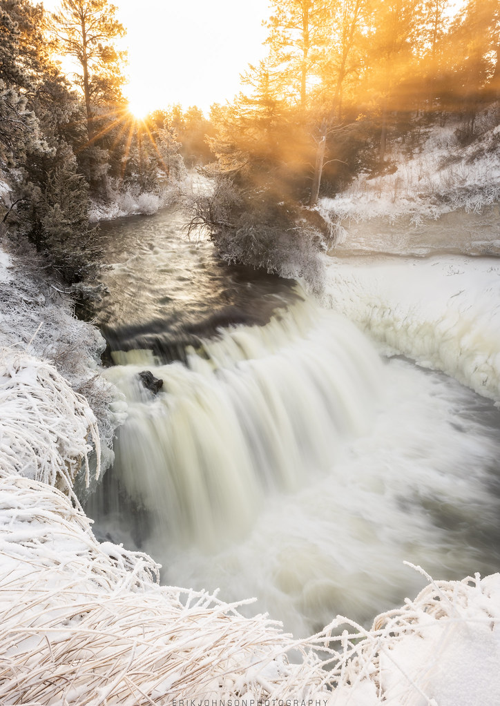 Frosted Falls Snake River Falls near Valentine, Nebraska c… Flickr