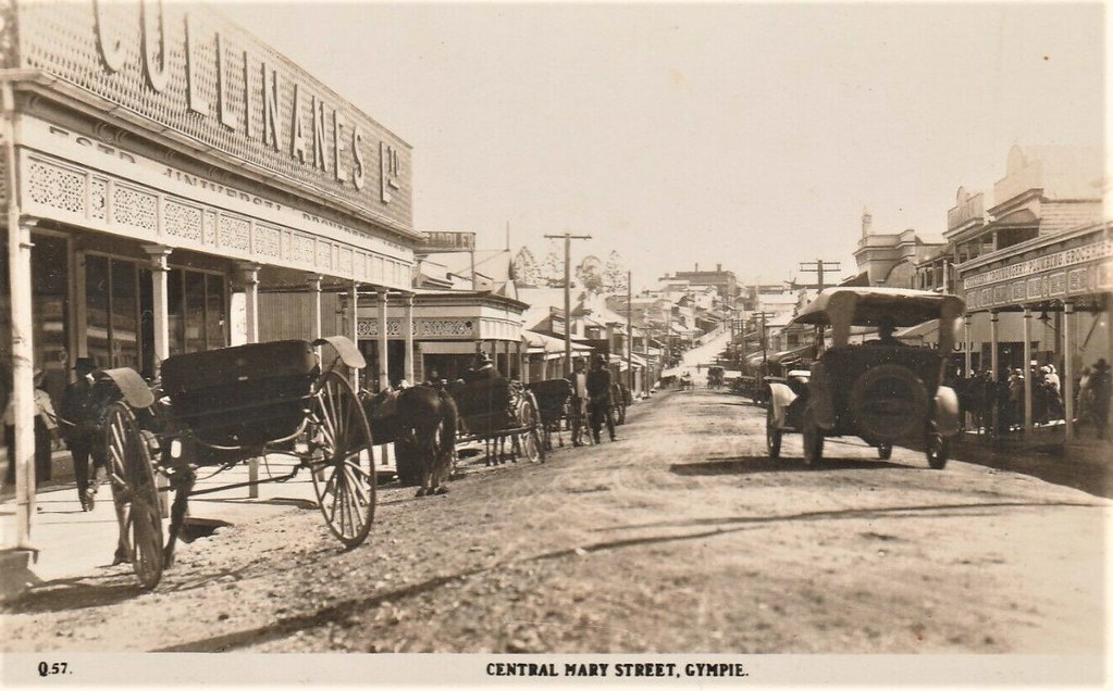 Central Mary Street, Gympie, Qld 1920s a photo on Flickriver