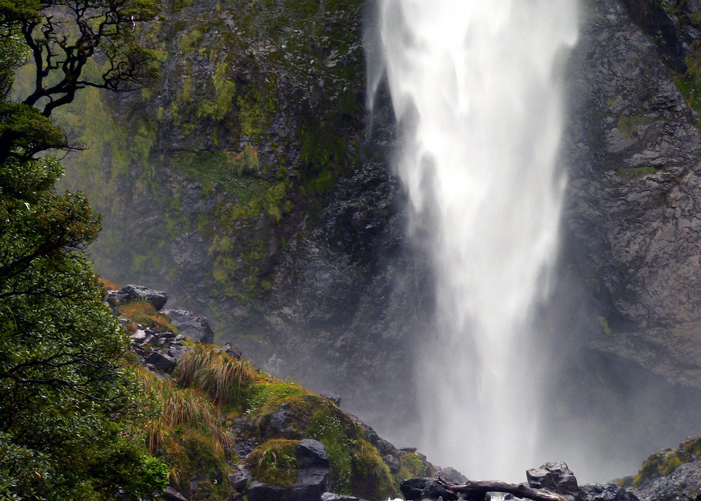 Devils Punchbowl Waterfall South Island, New Zealand