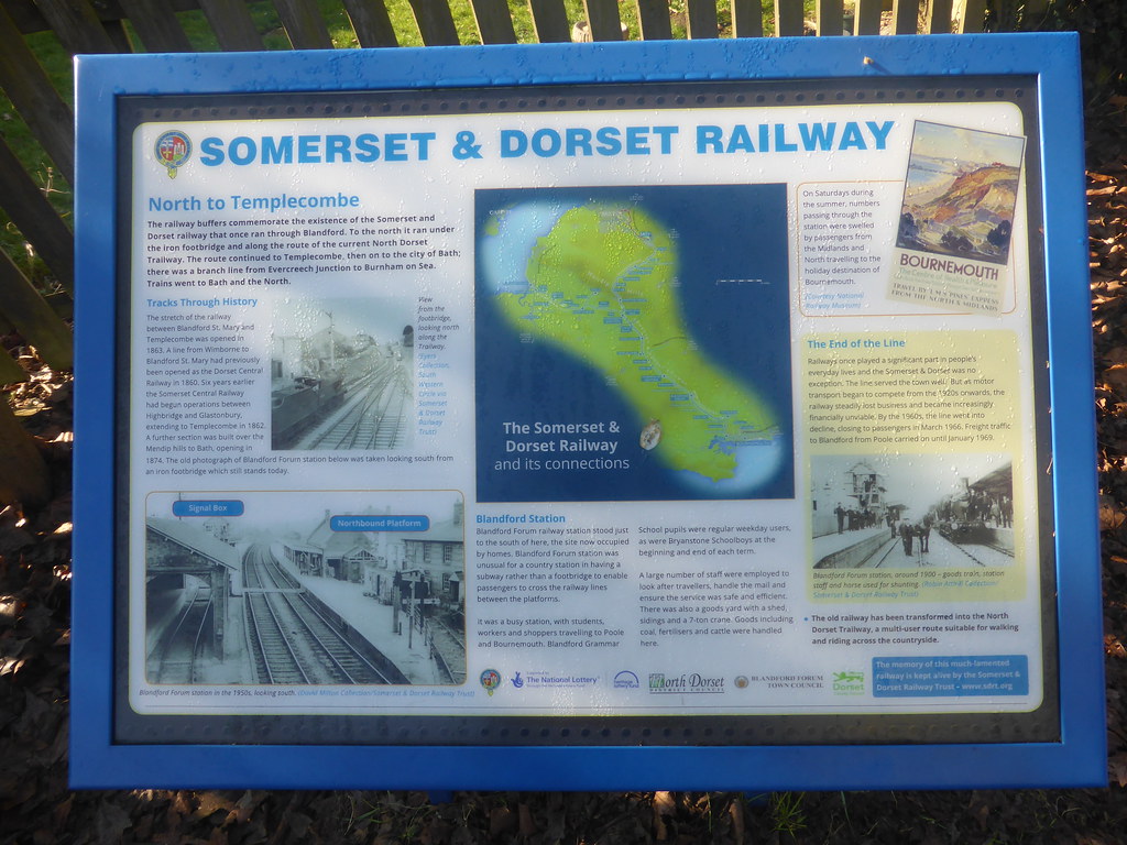 Somerset & Dorset Railway Information at the location of B… Flickr