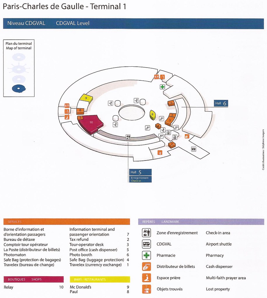 Cdg terminal 1 map Charles de gaulle air…