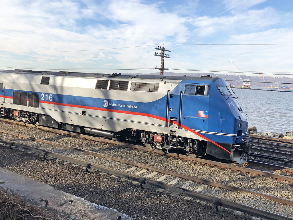 Picture Of Metro North Railroad Diesel Engine Number 216. … Flickr