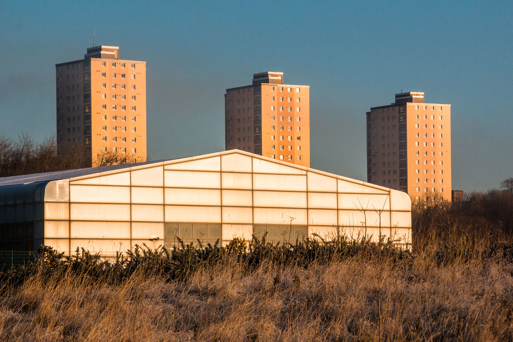 Kirkcaldy Sewage Works and Ravenscraig Flats Brian Wilson Flickr