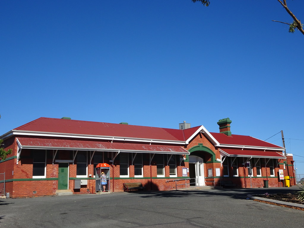 Kerang. The railway station still in use on the Swan Hill … Flickr