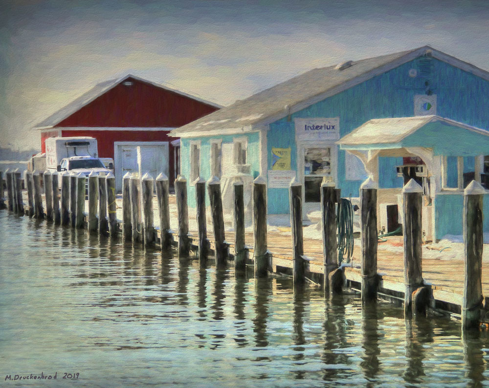 Seafood Processing and Marine Paint Store, Trappe Maryland a photo on