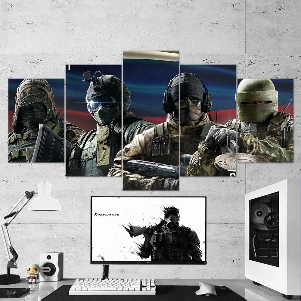 Tom Clancy's 08 Rainbow Six Siege Patriots Spetsnaz 5 Piec… Flickr
