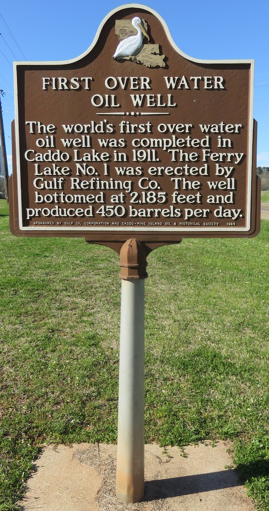 First Over Water Oil Well Marker (Oil City, Louisiana) Flickr