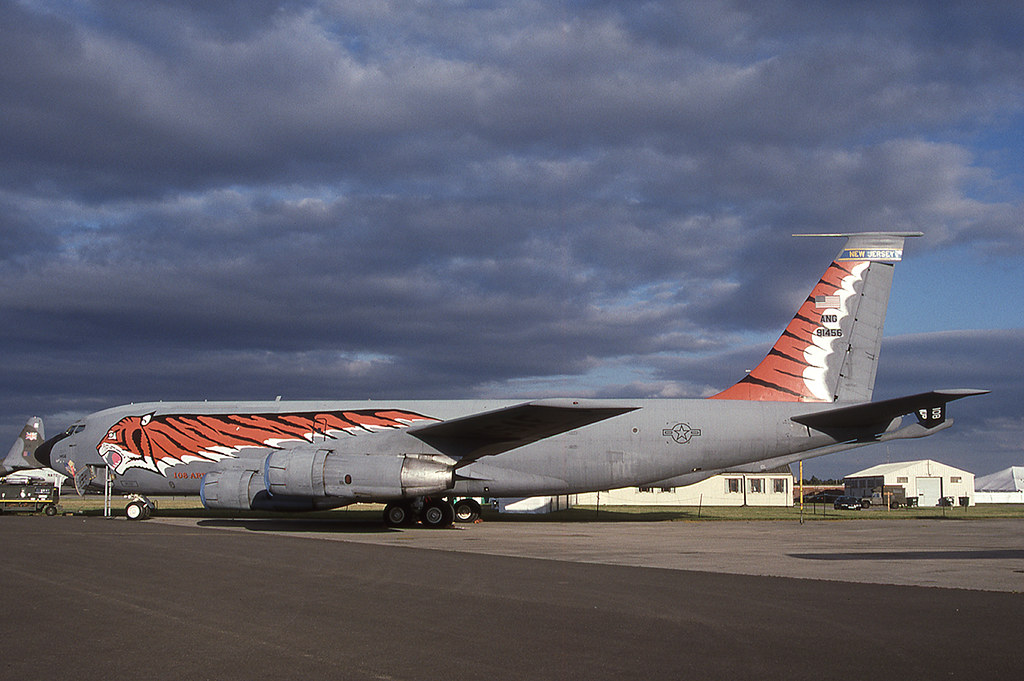 USAF KC135E 591456 [6.97] New Jersey ANG Tiger cs Flickr