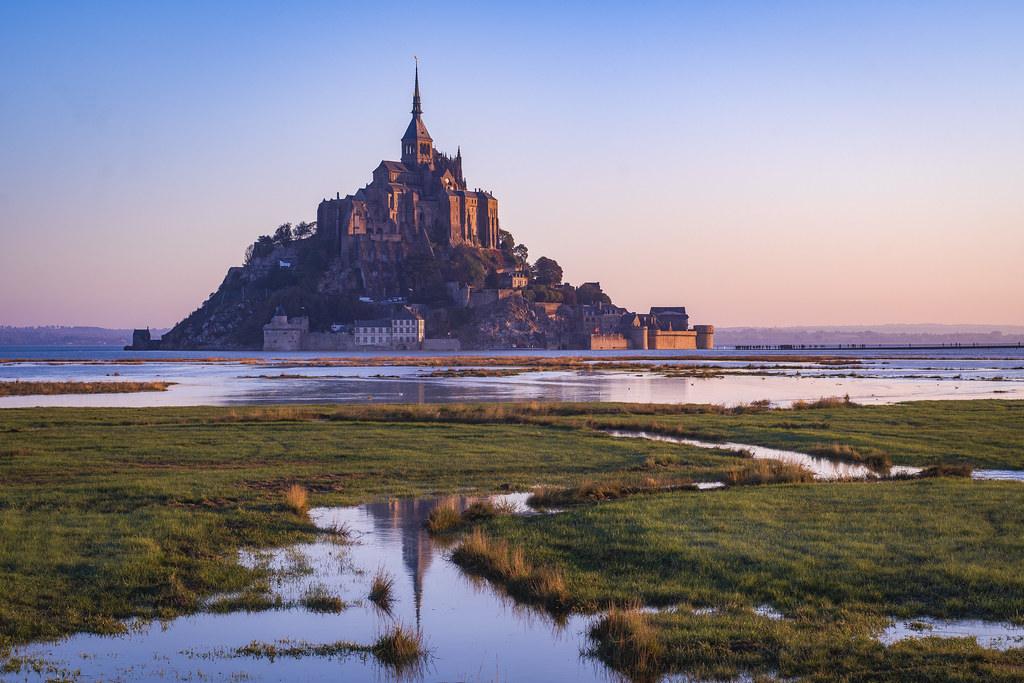 Mont Saint Michel Spring High Tide Did you know the tides … Flickr