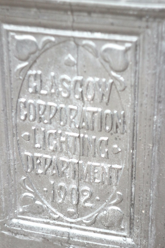 Glasgow Corporation, Lighting Department Lamp Post, Glasgo… Flickr