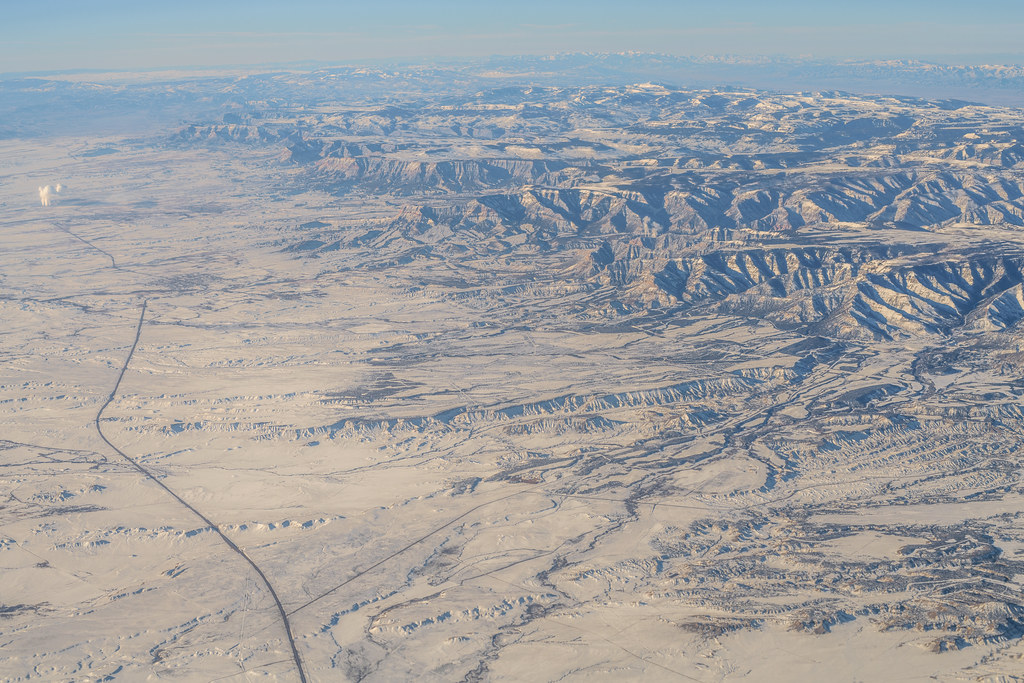 The Midwest meets the Rock Mountains Aerial picture while … Flickr