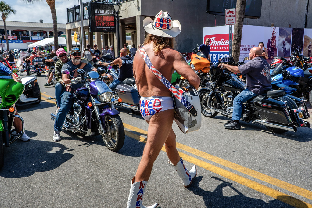 Daytona Beach Bike Week 2019 | The Naked Cowboy, of Times Sq… | Flickr