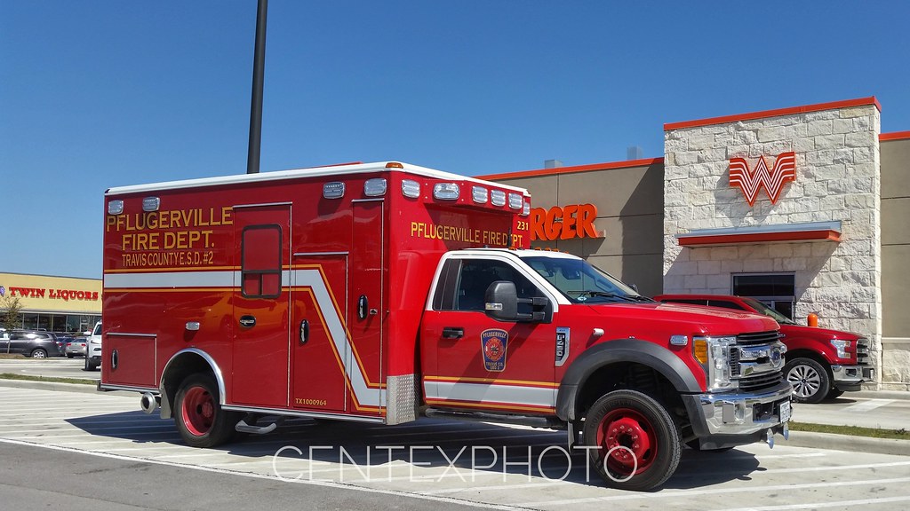 Pflugerville, TX Fire Dept. Medic 231 Ford F450 Wheeled C… Flickr