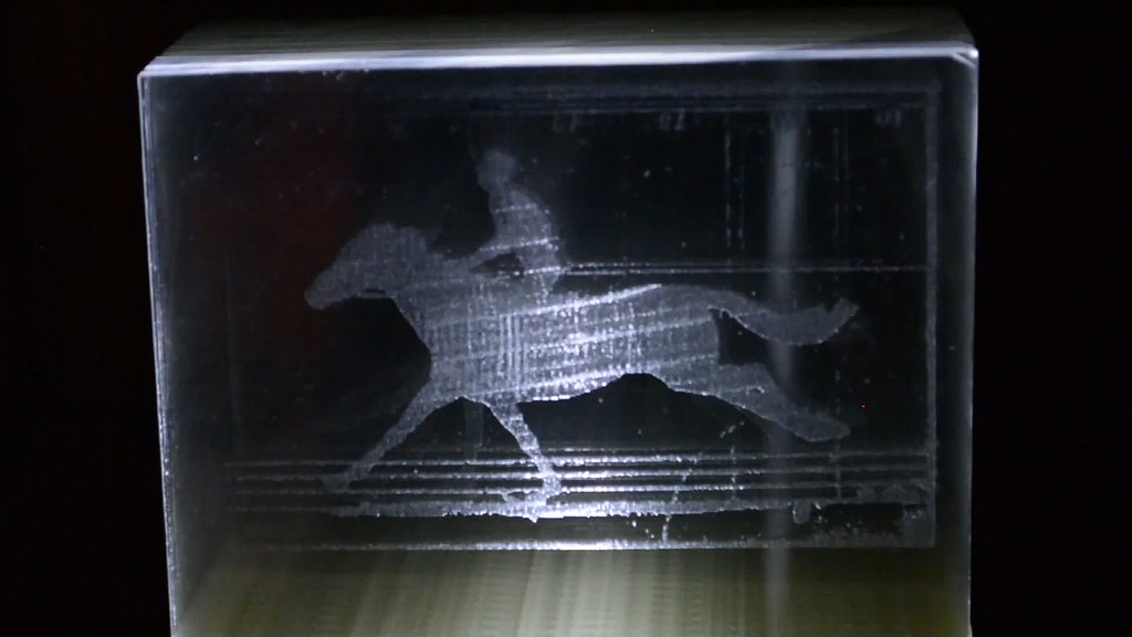 Muybridge Horse 2 engraved Acrylic Flickr