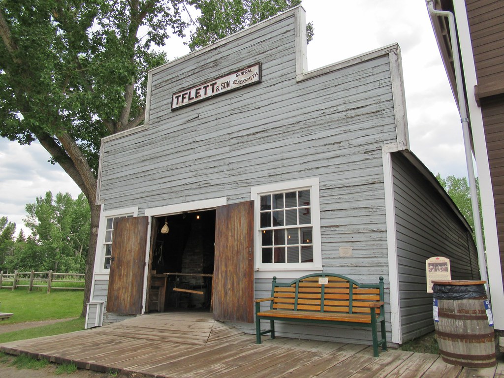 Heritage Village Historical Park Flett's Blacksmith Shop w… Flickr