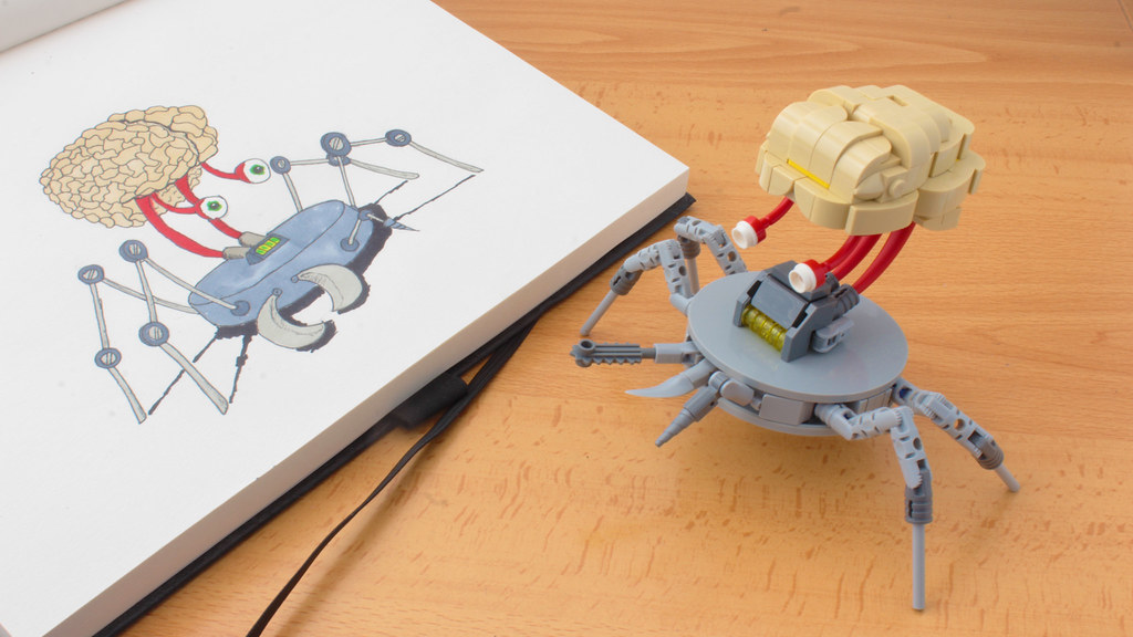 Lego Brain Monster Instructions