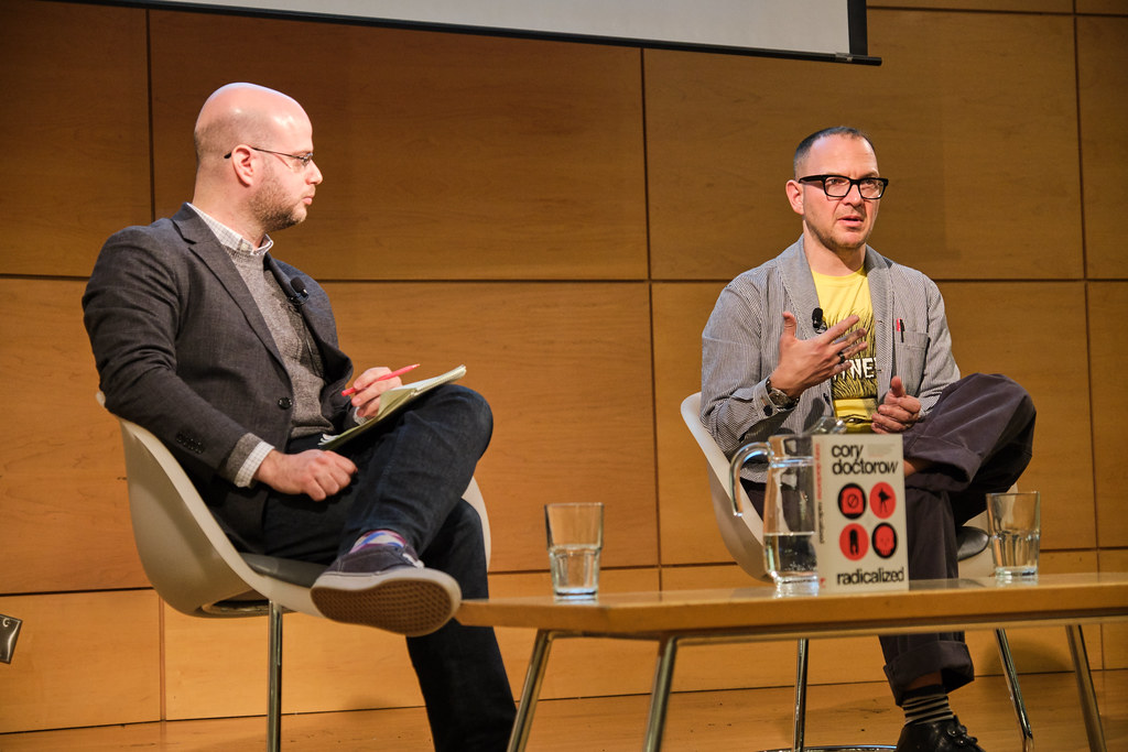 Me and Barry Hertz, Radicalized book launch, Metro Referen… Flickr