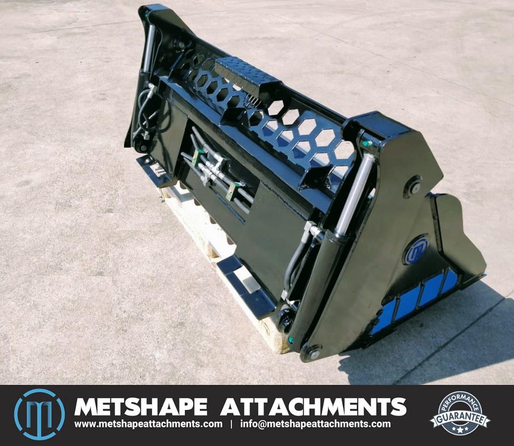 Skid Steer 4 in 1 Bucket Metshape 4 in 1 Multi Purpose Buc… Flickr