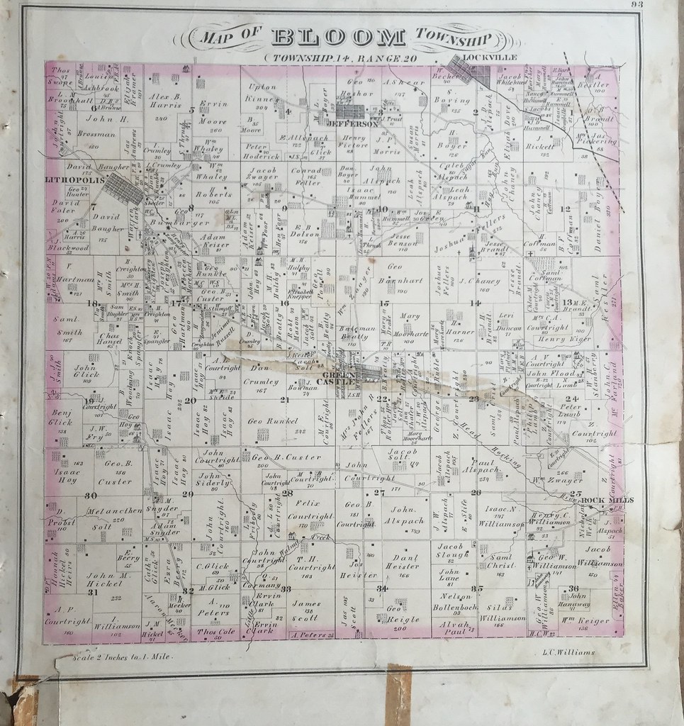 Bloom Township 1875 Fairfield County Ohio ddsiple Flickr