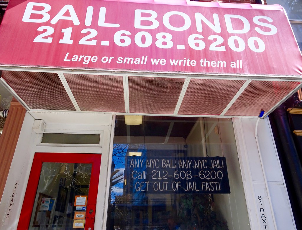 Bail Bonds office in Baxter Street, Manhattan, New York. Flickr