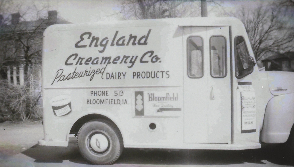 Bloomfield, Iowa, England Creamery, Panel Truck photolibrarian Flickr