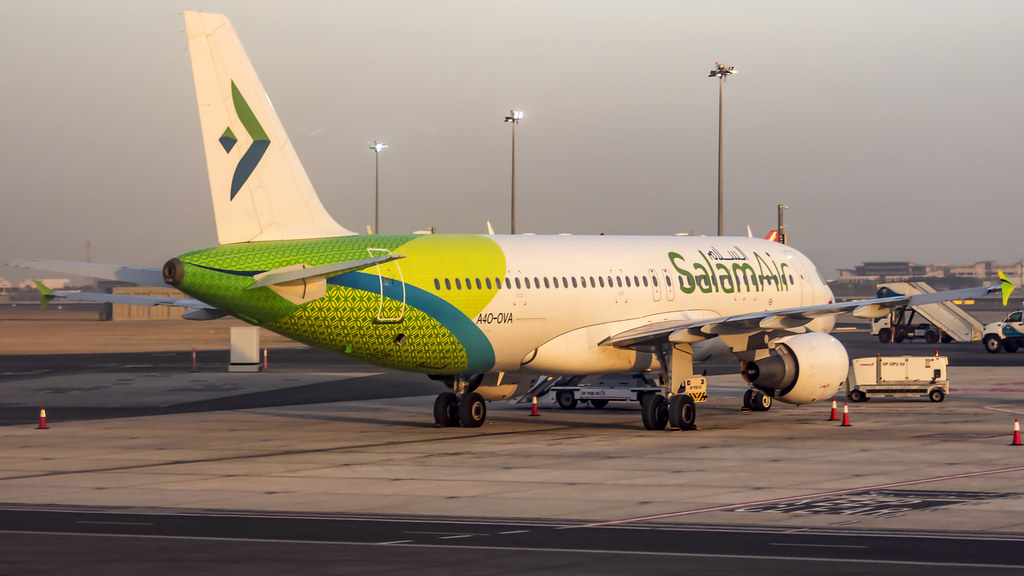 Salam Air Airbus A320 A4OOVA Muscat (MCT/OOMS) Aiel Flickr