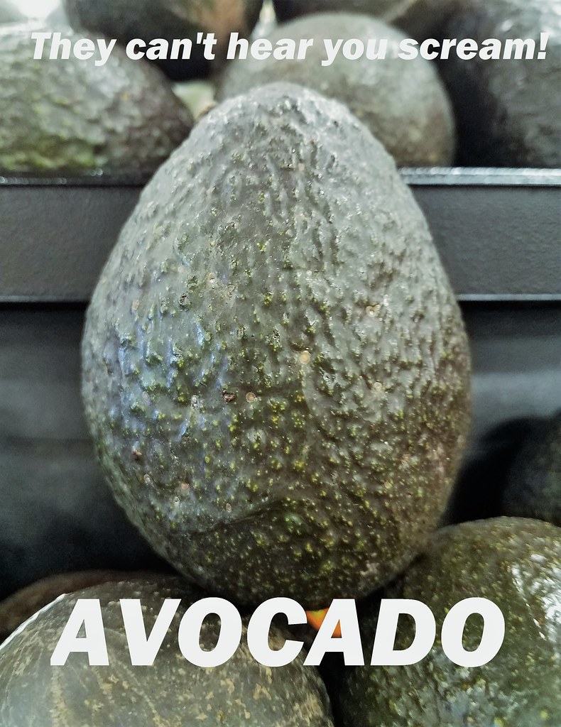 From a store aisle near you! Avocado "They can't hear you … Flickr
