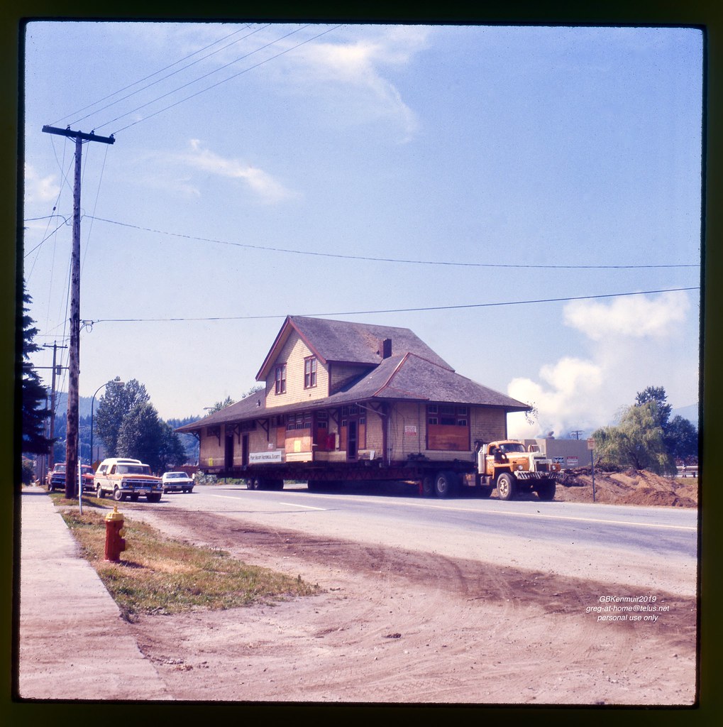 CPR Station Port Moody BC c1978 Hey ! Look out for that … Flickr