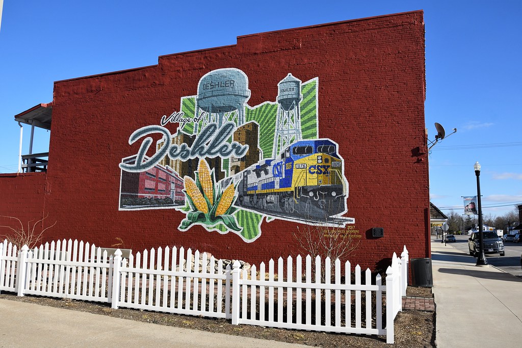 Mural Mural at Deshler, OH Bruce Gage Flickr