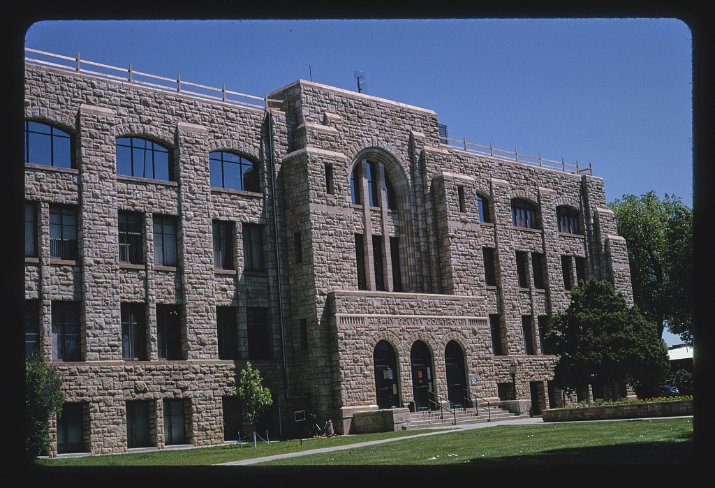 Albany County Courthouse, angle 3, Laramie, Wyoming (LOC) Flickr