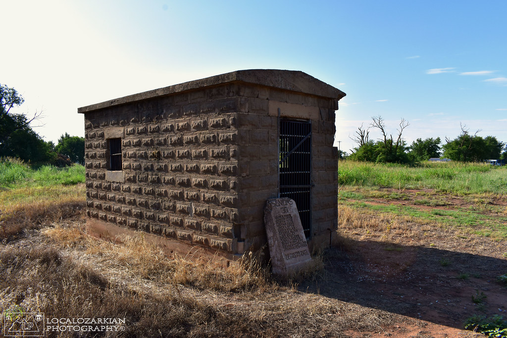 One Room Jail Route 66 Texola, Oklahoma LocalOzarkian Photography