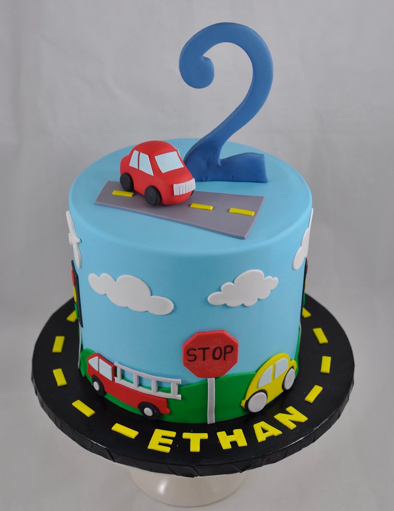 Traffic themed birthday cake Jenny Wenny Flickr