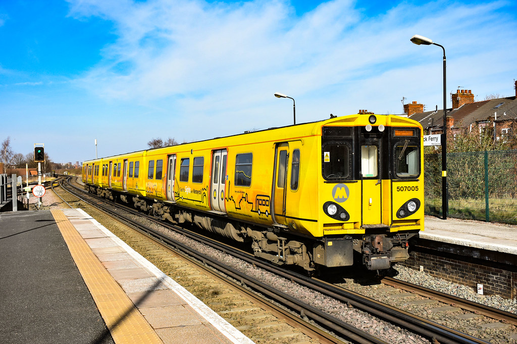 507005 Rock Ferry 22/02/19. Merseyrail 507004 arrives … Flickr