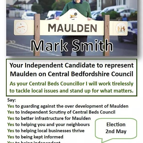 I was out leafleting in Maulden today and will be doing so… Flickr