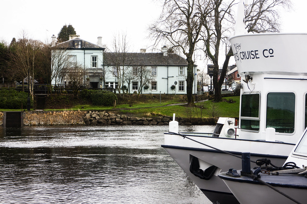 Balloch House Hotel and the River Leven This scene was pai… Flickr