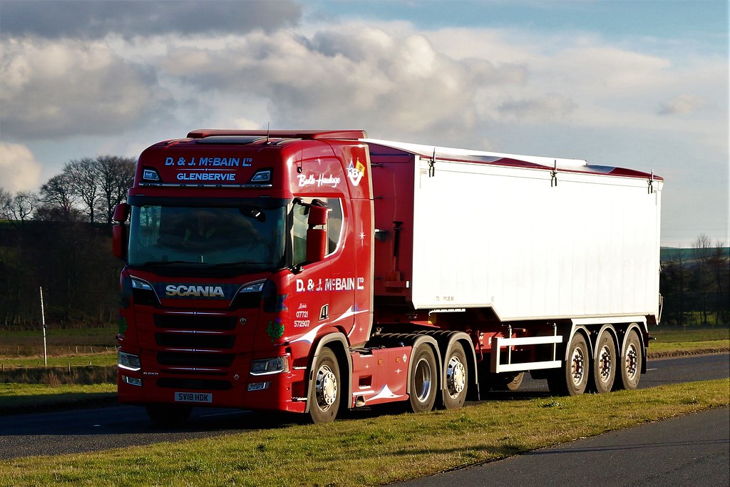 D&J McBain Ltd Scania R650 SV18HDK A947 Birkenhills Richard
