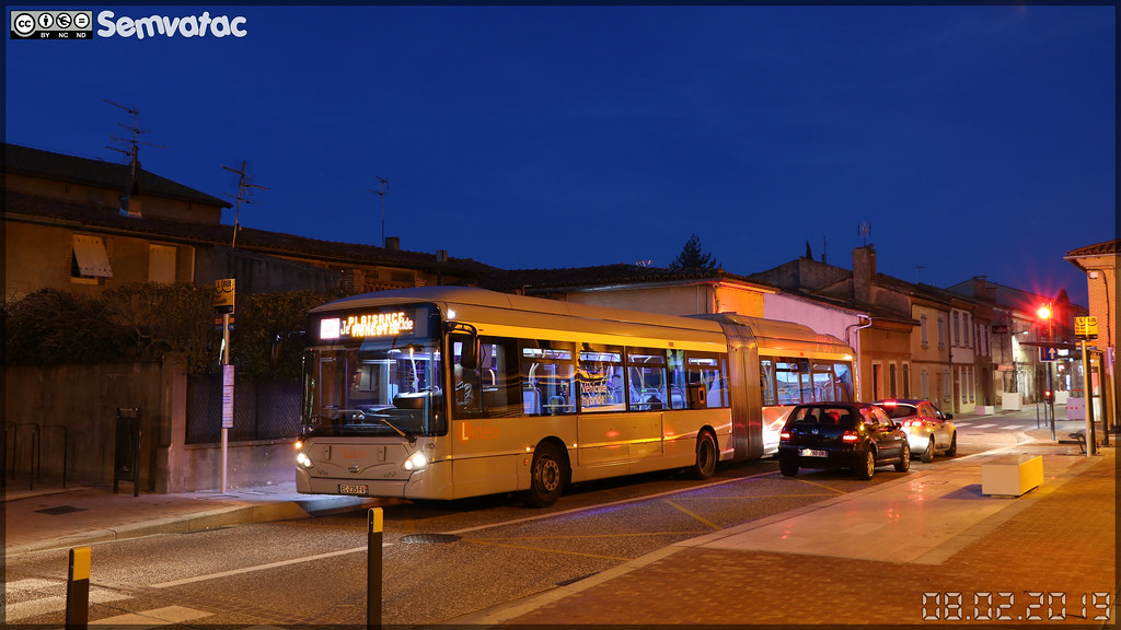 Heuliez Bus GX 437 Hybride Tisséo n°1666 sur la ligne Li… Flickr